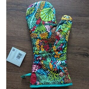 Ulster Weavers Mewagerie Gauntlet Oven Mitt Jungle Leopard‎ Monkey Tropical NWT